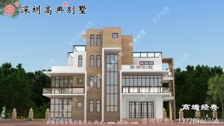 乡村简单的三层半自建效果图，看过的都说惊艳。
