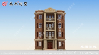 棕色外墙更加耐看耐脏，让你在村里别具一格