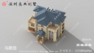 四层豪华别墅设计图，今年建房不用愁