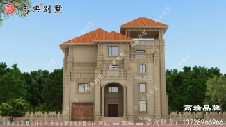 凉亭设计非常高档，几乎遍布了农村建房的标准