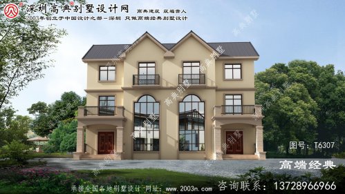 岚县双拼别墅院落设计图