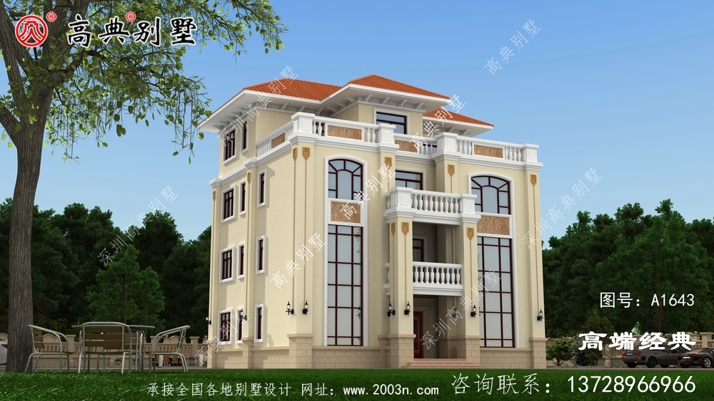 米林县乡村大户型别墅装饰