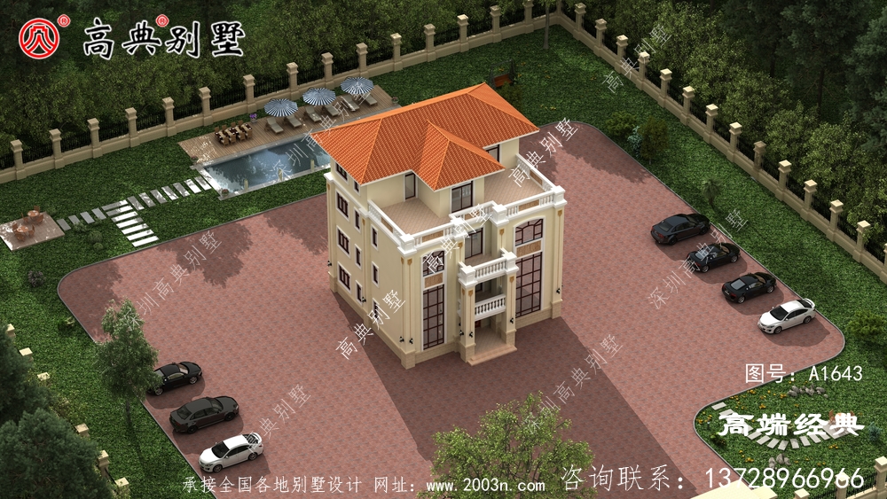 米林县乡村大户型别墅装饰