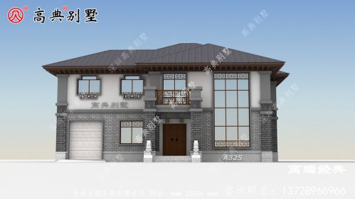 农村建房设计中式风格，复式是采光超
