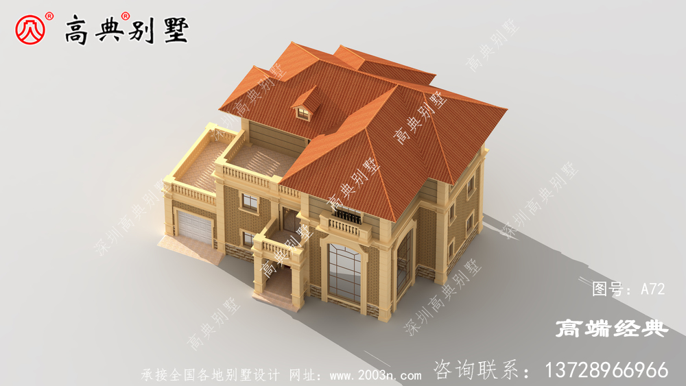 农村自建房户型方正，设计精巧	