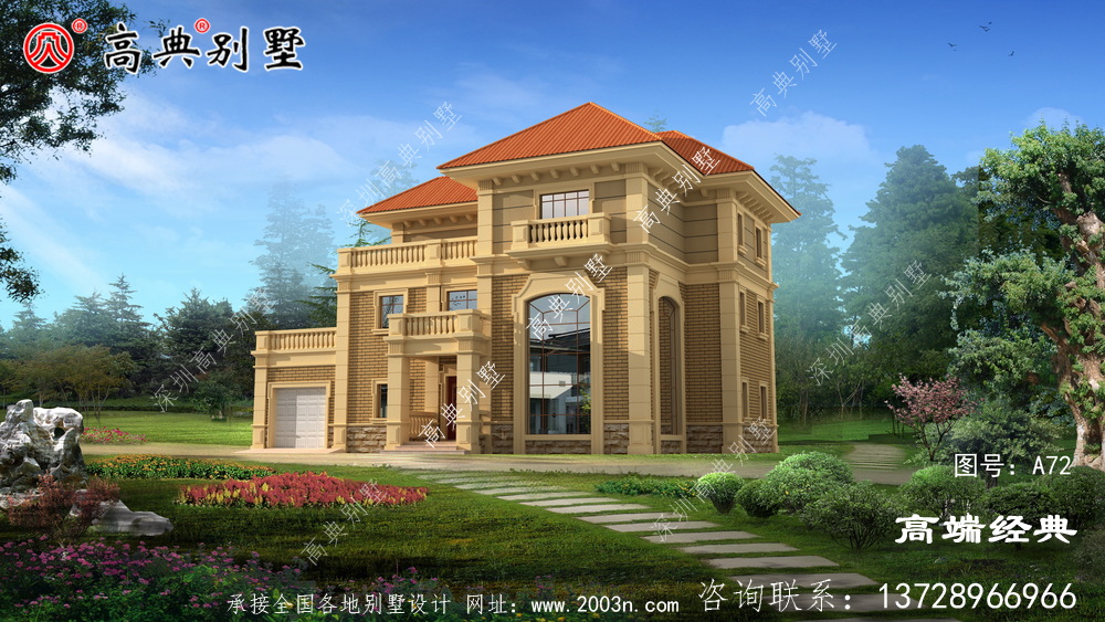 农村自建房户型方正，设计精巧	