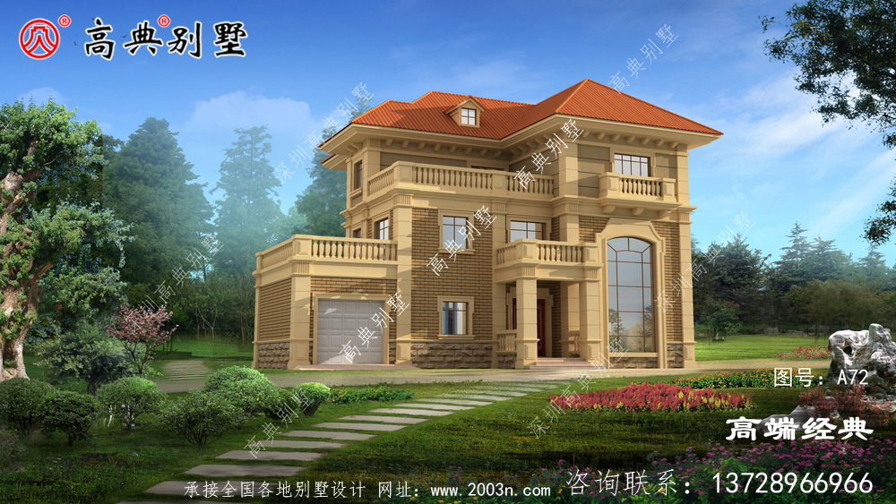 农村自建房户型方正，设计精巧	