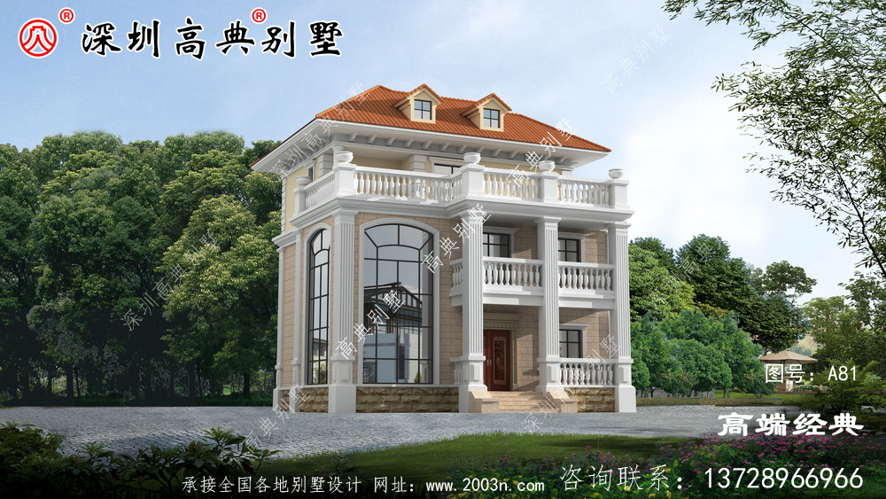 2020年新款别墅图，造价30万，建不建房都看一下，盖好全村人都来贺喜