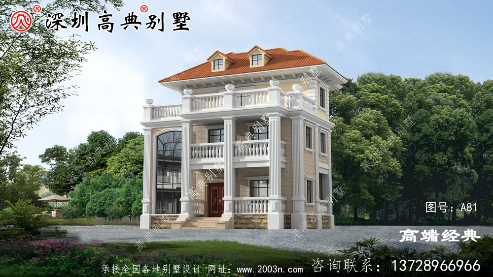 2020年新款别墅图，造价30万，建不建房都看一下，盖好全村人都来贺喜