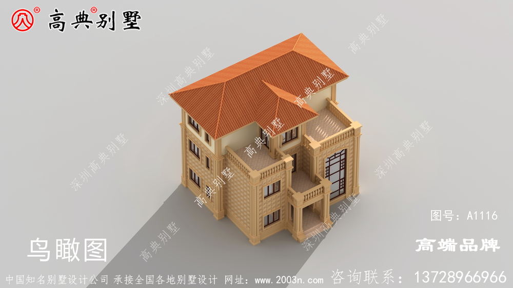 挑空客厅时尚大气，符合农村习性