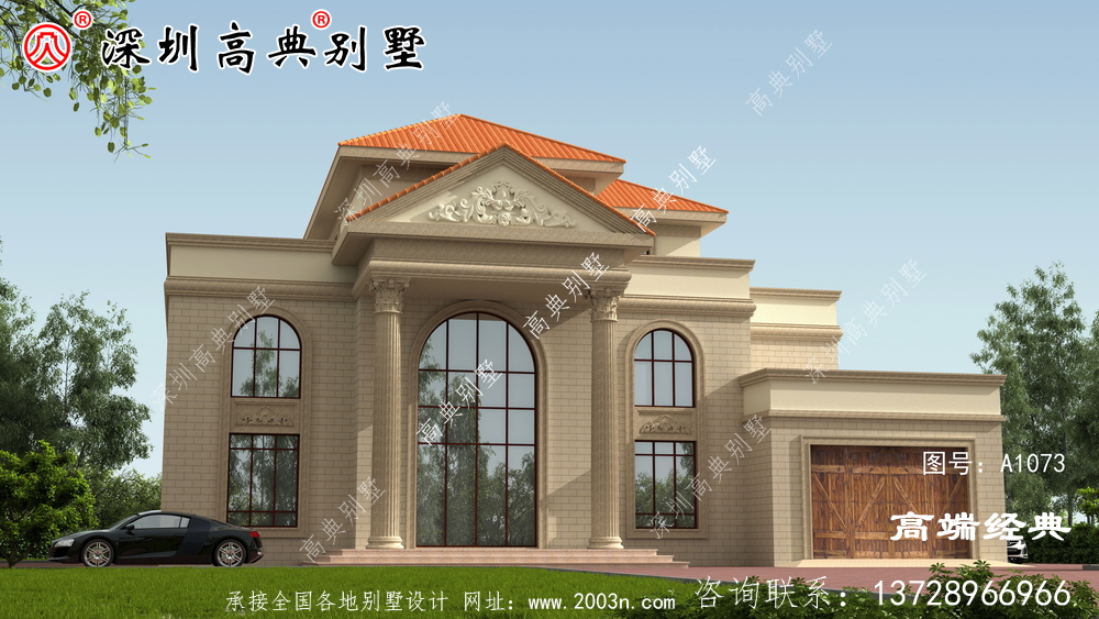 这个 实力派 的三层别墅 ，非常适合 准备 建房 的您。