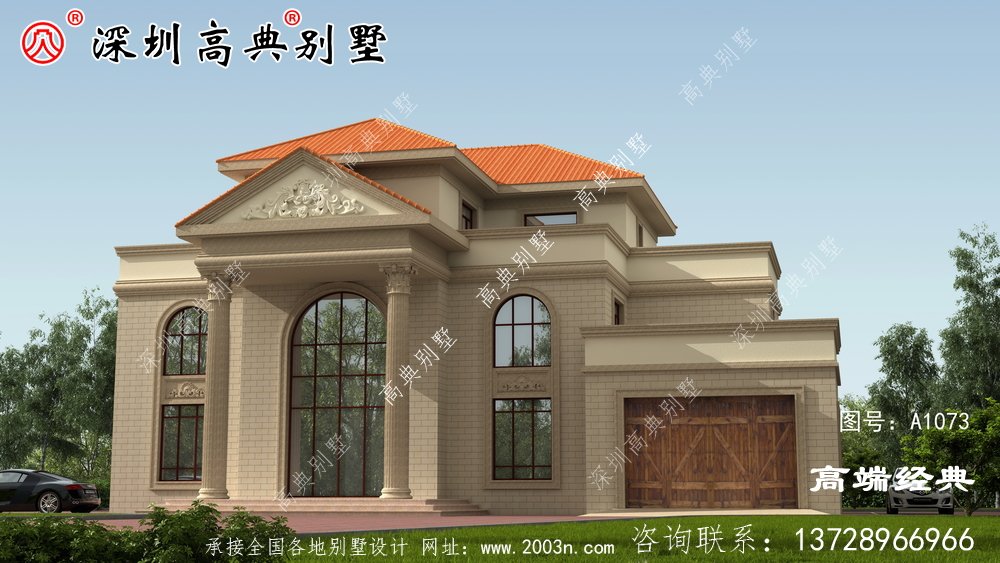 这个 实力派 的三层别墅 ，非常适合 准备 建房 的您。