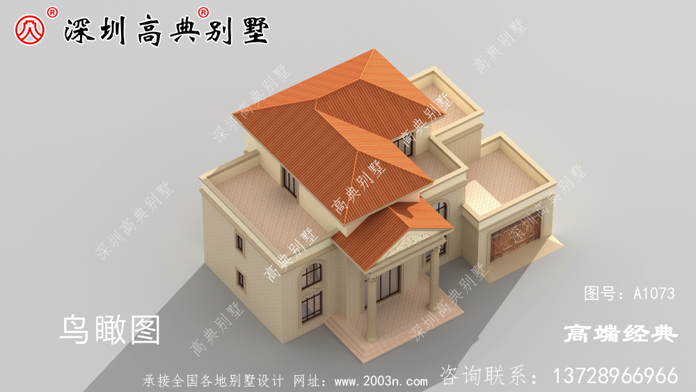 这个 实力派 的三层别墅 ，非常适合 准备 建房 的您。