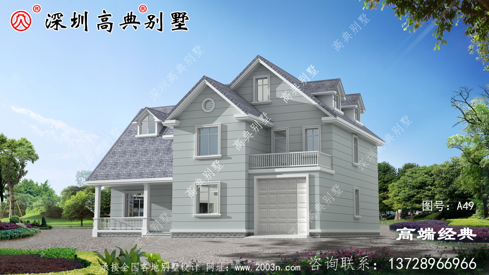 农村三层楼带阳台图片，屋内亮堂堂，真是个不错的选择