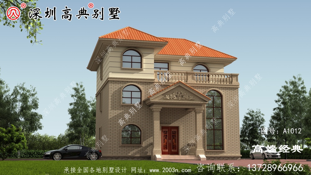 乡村三层楼设计图，盖房子是大事，不能马虎。