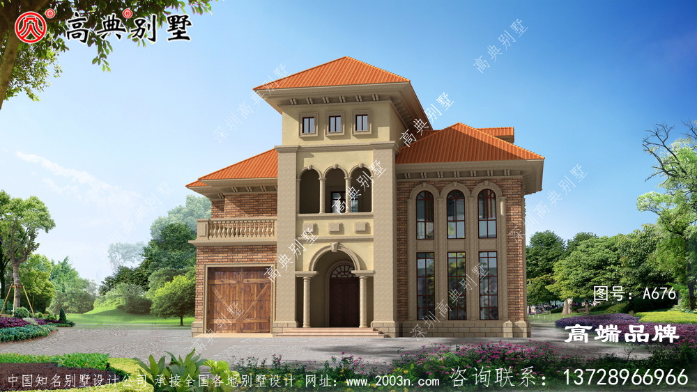 现在农村盖房子的人越来越多，住宅也是风格各异