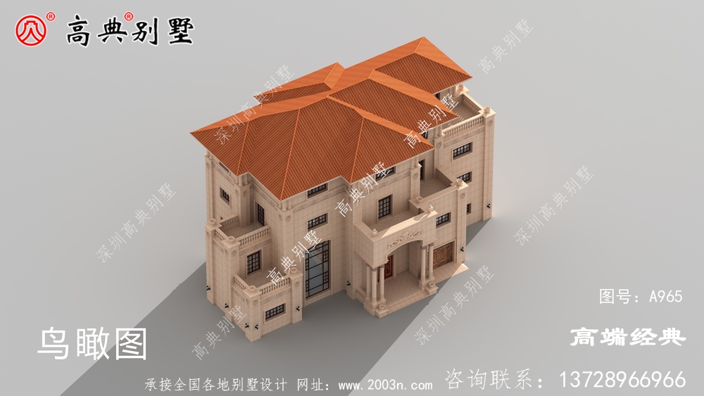 欧式自建别墅，老家建一栋，过上幸福安稳的生活。