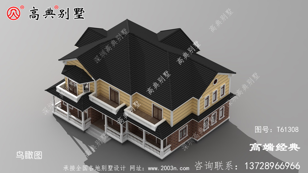 美式联排户型，给您更多的户型休闲空间